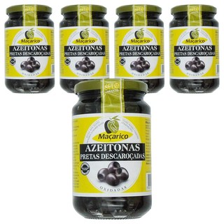 Macarico 瑪卡麗蔻 去籽黑橄欖, 345g, 5罐