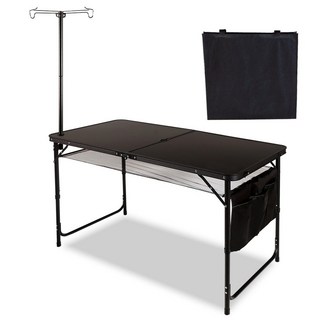 Bestway 特級折疊式露營桌 BB12060-1, 全黑