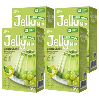 Bread Garden 青葡萄口味果凍粉, 100g, 4盒