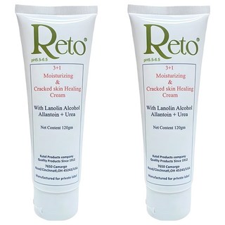 Reto 3+1填補保濕 乾燥龜裂深層修護霜，含綿羊油醇、尿囊素和尿素，120g, 60ml, 2條