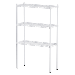 dayneeds 日需百備 輕型 烤漆架 鐵力士架 收納層架 鞋架 展示架 鐵架, 3層, 白色