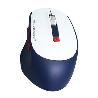 i-gota 愛購它 舒適靜音五鍵光學鼠, 800/1200/1600 dpi, 2.4G無線, M-21RB, 機甲藍