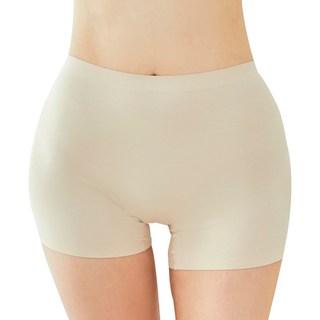 BASE ALPHA ESSENTIALS 女性尼龍彈性無痕平口內褲 3件組, 膚色