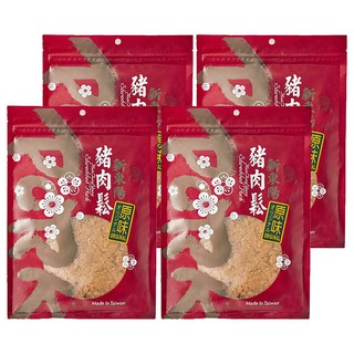 新東陽 原味豬肉鬆, 肉質Q彈鮮美, 無添加豆粉, 口感酥脆自然, 使用無添加醬油, 純釀造, 250g, 4包