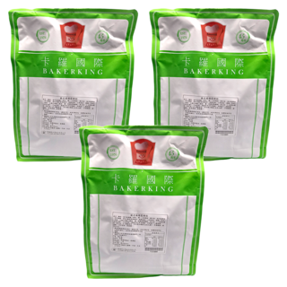 Bakerking 卡羅 脆皮麻糬鬆餅粉 2kg/包, 3包
