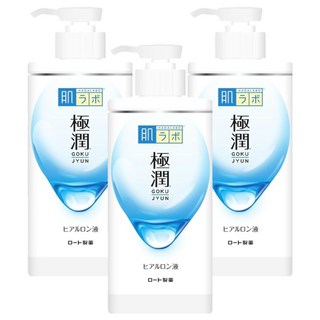 Hadalabo 肌研 極潤保濕化妝水 大容量 深層保濕 持久水潤 適合各種膚質, 400ml, 3瓶