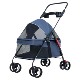 高精寵物 寵物推車, 藍色, 1台