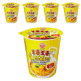 OTTOGI 不倒翁 起司風味湯杯麵 62g, 5入