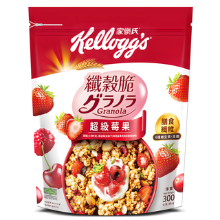 Kellogg's 家樂氏 纖穀脆 超級莓果, 300g, 1個