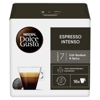 NESCAFE 雀巢咖啡 Dolce Gusto 中度烘焙濃咖啡膠囊, 7g, 16個裝, 1組