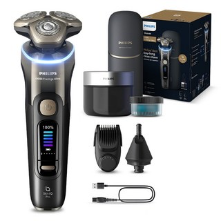 필립스 i9000 시리즈 프레스티지 울트라 전기면도기, XP9405/53, Black Gradient