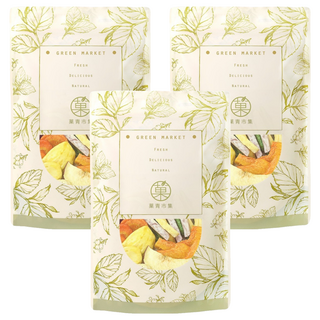 GreenMarket 菓青市集 綜合蔬果脆片, 180g, 3包