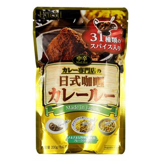 HACHI 日式咖哩粉 (中辛) 含31種香辛料, 200g, 1包