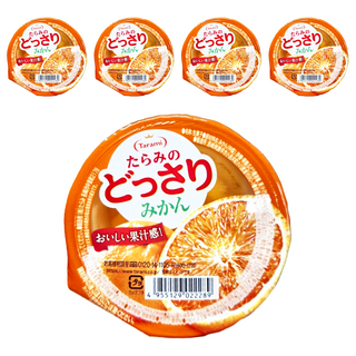 Tarami 達樂美 果凍 柑橘口味 日本進口 Q彈爽口 辦公室零食, 5個
