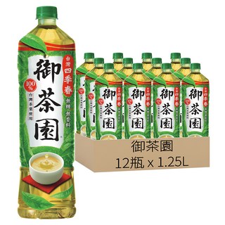 御茶園 台灣四季春, 1.25L, 12瓶