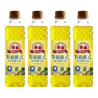 泰山 特級歐式蔬菜調合油, 500ml, 4瓶