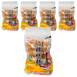 義峰食品 蔥香肉燥風味雞絲麵, 300g, 5袋