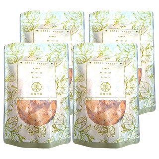 GreenMarket 菓青市集 海味鱈魚切片 香辣, 4包, 150g