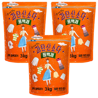 엄마의선택 과탄산소다 표백제, 3kg, 3개