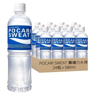 POCARI SWEAT 寶礦力水得, 580ml, 24瓶
