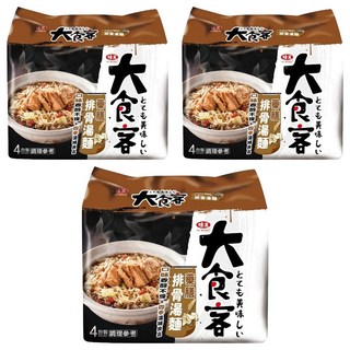味王 大食客 藥膳排骨湯麵 92g, 12包