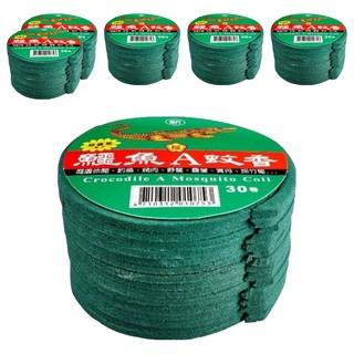 鱷魚 蚊香 經濟包 30卷, 390g, 6組