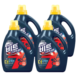 비트 스트롱 세븐 일반용 액상세제 본품, 3L, 4개