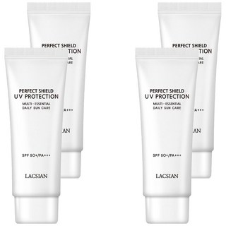 Laxian Perfect Shield 防曬防曬霜 SPF50+ PA+++, 60ml, 4個