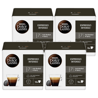 NESCAFE 雀巢咖啡 Dolce Gusto 中度烘焙濃咖啡膠囊, 7g, 16個裝, 4組