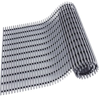 월광 미끄럼방지 욕실매트 튜브형 100 x 60 cm, 회색, 1개