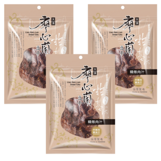 大溪廖心蘭豆干 非基改 精燉肉汁, 110g, 3包