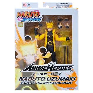 BANDAI 火影忍者可動公仔 漩渦鳴人六道仙人模式 塑膠PVC材質, 1盒