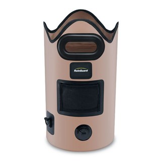 isona 愛收納 旅行摺疊泡腳桶 含排水孔 直徑28cm 高48cm 0.7kg, 1個, 咖啡色