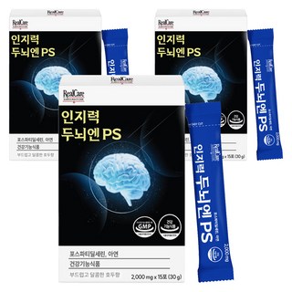 Real Care 認知力大腦保健PS磷脂醯絲胺酸鋅, 15冊, 3個