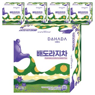 다하다 배도라지차, 1.2g, 100개입, 5개