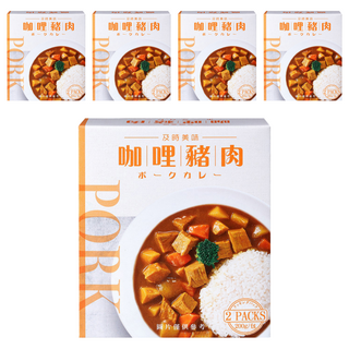 味王 咖哩豬肉調理包 2包入, 400g, 5盒