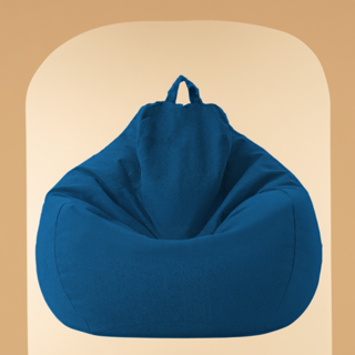 頂級懶骨頭沙發 70 x 80 cm, 天空藍