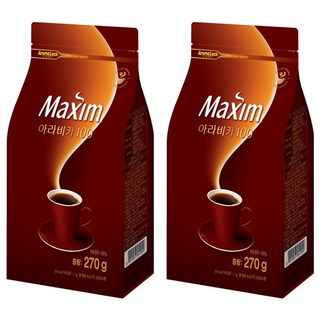 Maxim 麥心 袋裝阿拉比卡100即溶咖啡, 270g, 1包, 2包