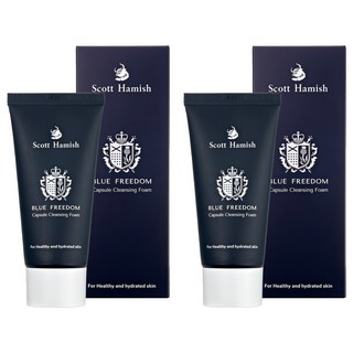 Scott Hamish 蘇格哈姆斯 藍色自由膠囊潔面乳, 2個, 150ml