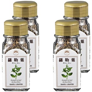 新光洋菜 羅勒葉, 優質切碎羅勒，最棒風味, 10g, 4罐