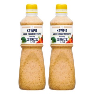 kewpie 深度烘焙芝麻沙拉醬, 1L, 2個