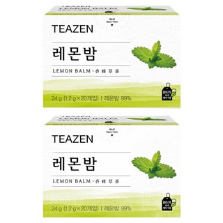 티젠 레몬밤 허브차, 1.2g, 20개입, 2개