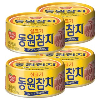東遠 Dongwon 鮪魚罐頭 原味 Light Standard, 150g, 4罐