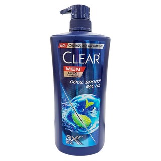 CLEAR 淨 男士洗髮乳，勁爽止癢, 900g, 1瓶