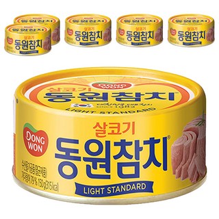 東遠 Dongwon 鮪魚罐頭 原味 Light Standard, 150g, 6罐