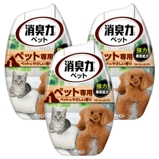 ST 雞仔牌 部屋消臭力 花香 除寵物異味 強力消臭 寵物專用, 400ml, 3瓶