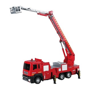 樂彩森林 高仿真聲光迴力車系列 消防雲梯車, 1盒