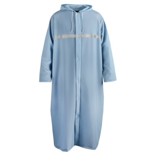 SHANGSHUO 一件式PVC防護雨衣, 普魯士藍