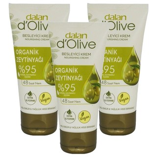 dalan 達欖 頂級橄欖油特潤深層滋養修護霜 48小時保濕 手部/臉部/身體適用, 60ml, 3條