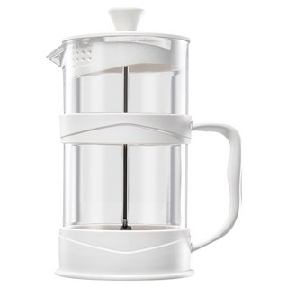 小麥購物 冷萃壺法式濾壓壺咖啡壺 L2276, 1個, 白色